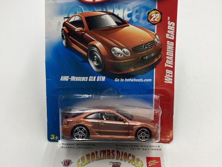 2008 Hot Wheels Web Trading Cars #98 AMG Mercedes CLK DTM Copper Bad Card Discount