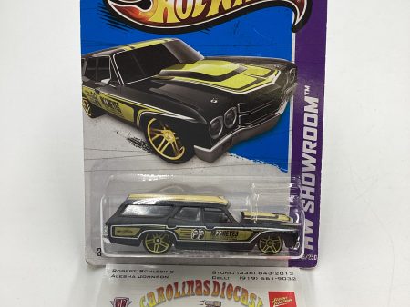 2013 Hot wheels HW Showroom #248 70 Chevelle SS Wagon Mooneyes Black Card Not Perfect 13D For Sale