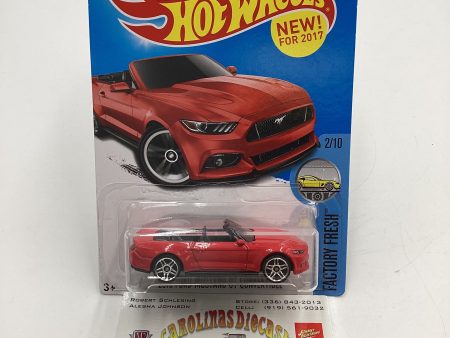 2017 Hot Wheels Factory Fresh #7 2015 Ford Mustang GT Convertible Red Sale