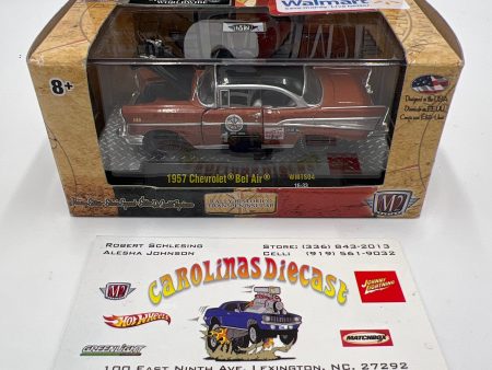 M2 Machines Walmart Exclusive Rally Historico Transpeninsular 1957 Chevrolet Bel Air Brown WMTS04 Online now