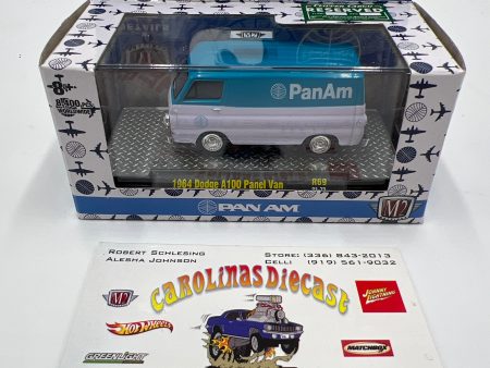 M2 Machines Pan Am 1964 Dodge A100 Panel Van Blue White R69 For Sale