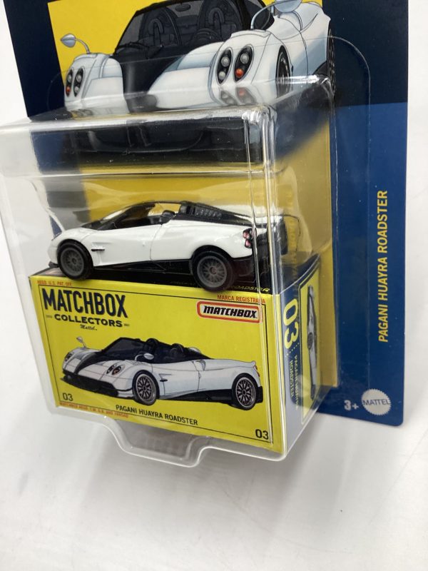 Matchbox Collectors #3 Pagani Huayra Roadsters White 171B Fashion