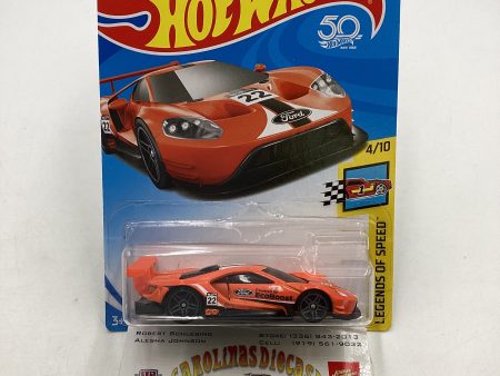 2018 Hot Wheels #071 2016 Ford GT Race Orange 19i Hot on Sale