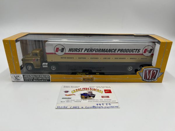 M2 Machines Auto Haulers Hurst 1958 Chevrolet LCF & Hurst Trailer R09 13-02 Discount