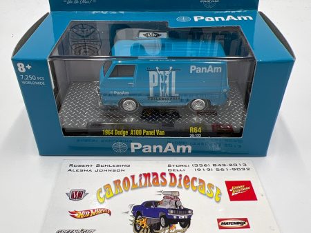 M2 Machines Pan Am 1964 Dodge A100 Panel Van Blue R64 For Cheap