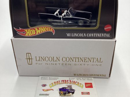 2024 Hot Wheels RLC 61 Lincoln Continental Black Online Sale