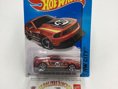 Hot Wheels 2014 HW City 12 Ford Mustang Boss 302 Laguna Seca Red 25G For Cheap