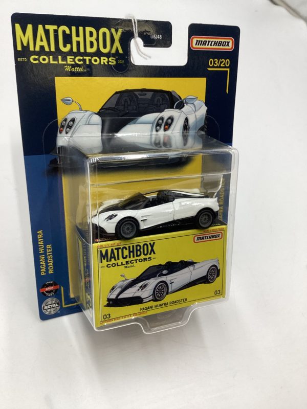 Matchbox Collectors #3 Pagani Huayra Roadsters White 171B Fashion