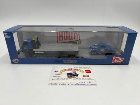 M2 Machines Auto Haulers Willys Americar Holley 1970 Dodge L600 & 1941 Willys Coupe Gasser R46 Fashion