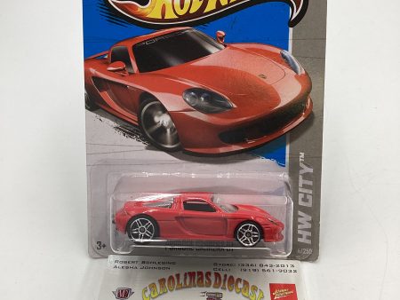 2013 Hot Wheels #4 Porsche Carrera GT Red 99A Hot on Sale