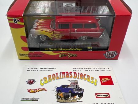 M2 Machines Auto-Shows 1957 Chevrolet 150 Handyman Station Wagon Red R59 Online Sale