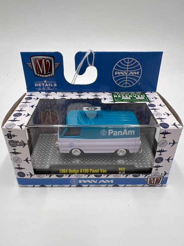 M2 Machines Pan Am 1964 Dodge A100 Panel Van Blue White R69 For Sale