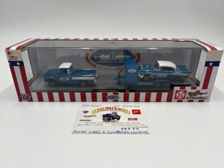 M2 Machines Auto Haulers NHRA 1958 Chevrolet Cameo Truck & 1957 Chevrolet Bel Air Gasser R40 Fashion