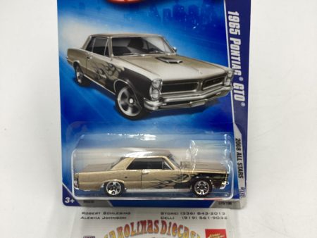 2008 Hot Wheels All Stars #70 1965 Pontiac GTO Gold Kmart Exclusive 239B Supply