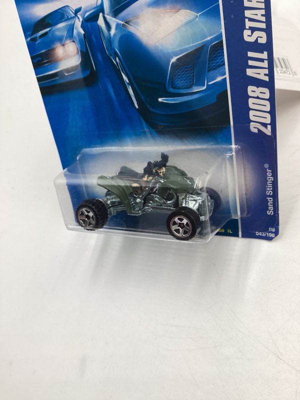 2008 Hot Wheels All Stars #43 Sand Stinger Green EE5 For Cheap