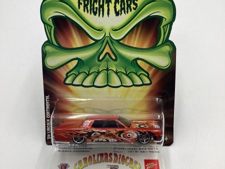 2008 Hot Wheels Fright Cars 64 Lincoln Continental Orange 154H Hot on Sale