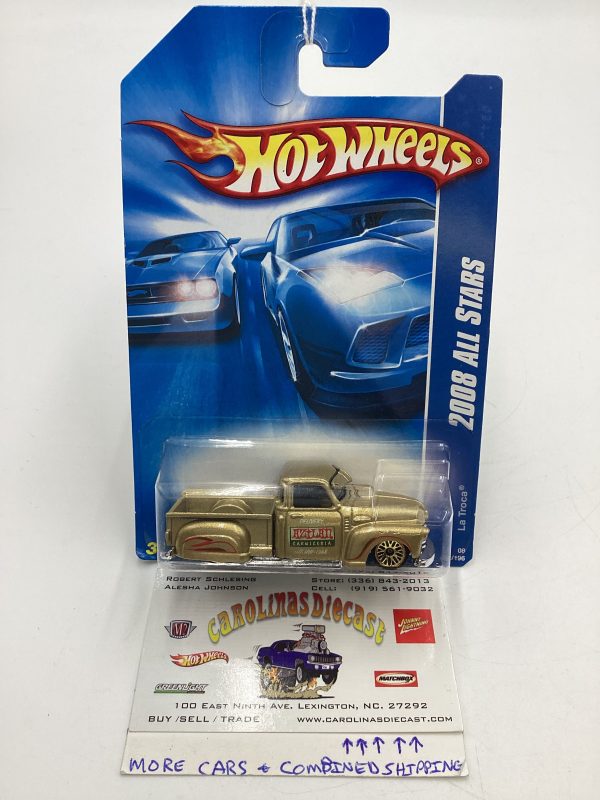 2008 Hot Wheels All Stars #42 La Troca Gold 16A Sale