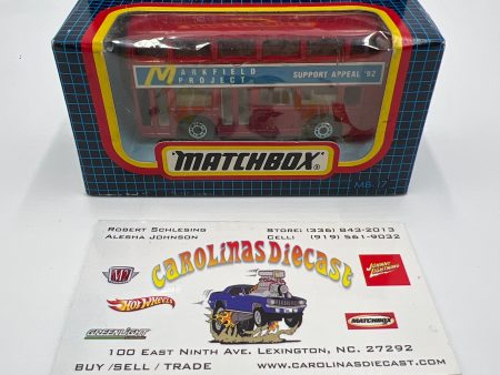 Matchbox Unpunched #17 Markfield Project London Bus Red Fashion