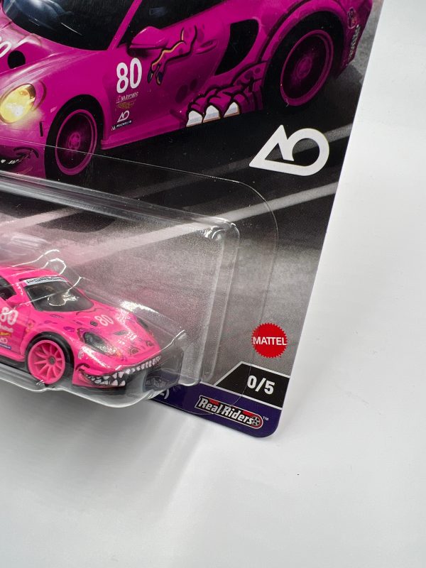 2024 HW Gold Label Premium Race Day #0 5 CHASE Roxy Porsche 911 GT3 R 992 Pink W Protector Sale