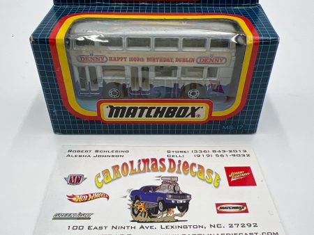 Matchbox Unpunched #17 Denny 1000th Birthday Dublin London Bus White Online