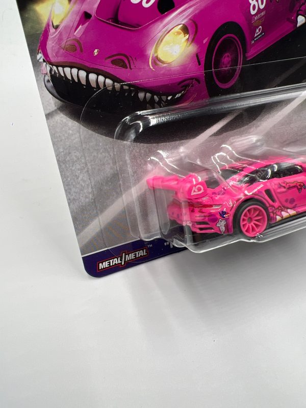 2024 HW Gold Label Premium Race Day #0 5 CHASE Roxy Porsche 911 GT3 R 992 Pink W Protector Sale