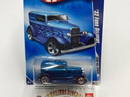 2008 Hot Wheels All Stars #49 32 Ford Delivery Blue 31D For Cheap