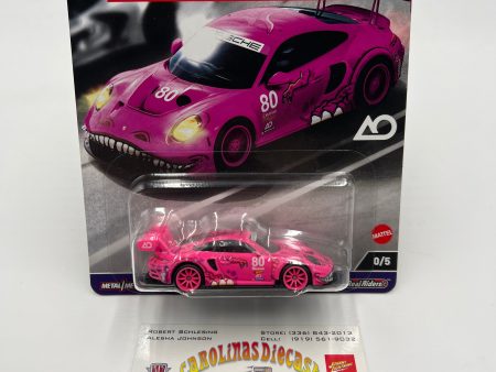 2024 HW Gold Label Premium Race Day #0 5 CHASE Roxy Porsche 911 GT3 R 992 Pink W Protector Sale