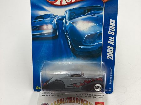 2008 Hot Wheels All Stars #51 Swoop Coupe Gray Z3 For Discount