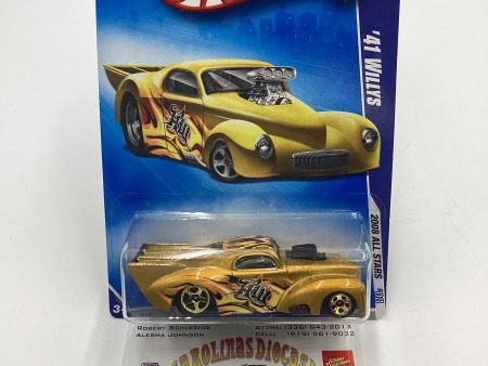 2008 Hot Wheels All Stars #61 41 Willy’s Gold AA3 For Discount