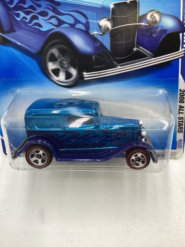 2008 Hot Wheels All Stars #49 32 Ford Delivery Blue 31D For Cheap