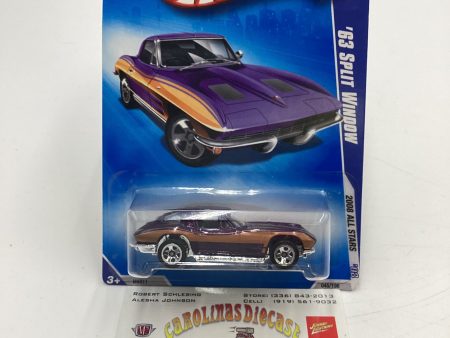 2008 Hot Wheels All Stars #45 63 Split Window Purple 16B For Sale