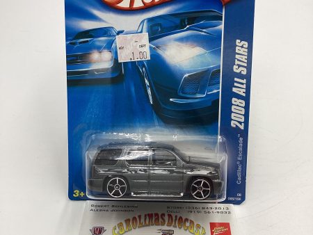 2008 Hot Wheels All Stars #65 Cadillac Escalade Gray (Black Base) 57D Discount