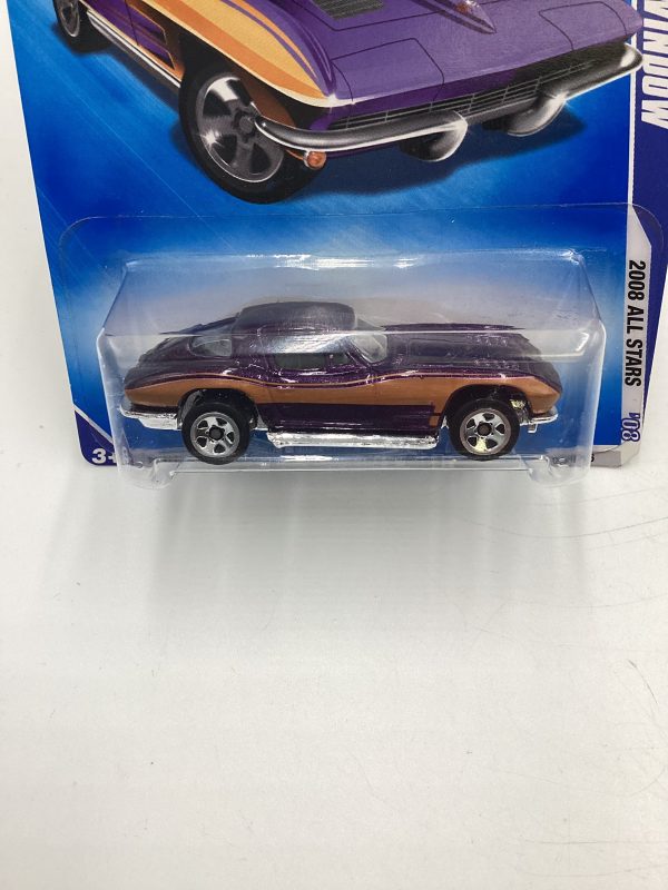 2008 Hot Wheels All Stars #45 63 Split Window Purple 16B For Sale