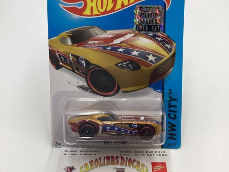 2015 Hot Wheels Treasure Hunt #69 Fast Felion Gold Factory Sealed 276C Sale