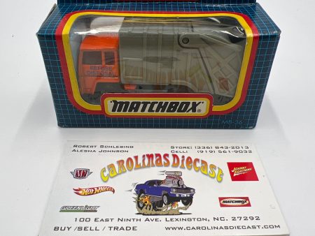 Matchbox Unpunched #36 Refuse Truck Orange For Discount