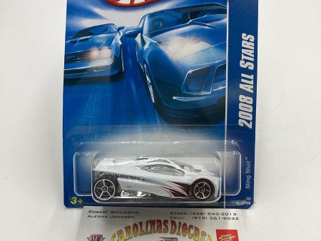 2008 Hot Wheels All Stars #73 Sling Shot White EE5 Online