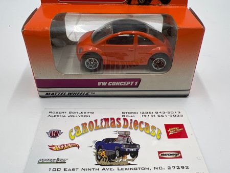 Matchbox #17 VW Concept 1 Orange Online Hot Sale