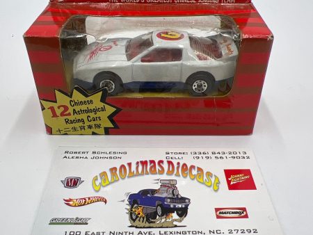 Matchbox Dragon Racing Team Unpunched Pontiac Firebird Racer #9 Horse White For Sale