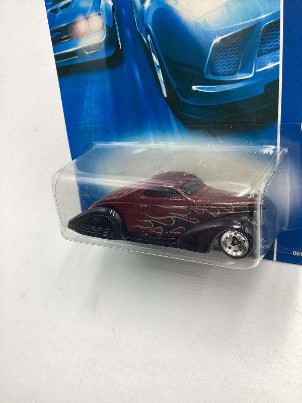 2008 Hot Wheels All Stars #51 Swoop Coupe Maroon Z2 For Sale