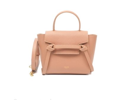 Celine Pico Belt Bag Desert Rose Grained Calfskin Gold Hardware Online Sale