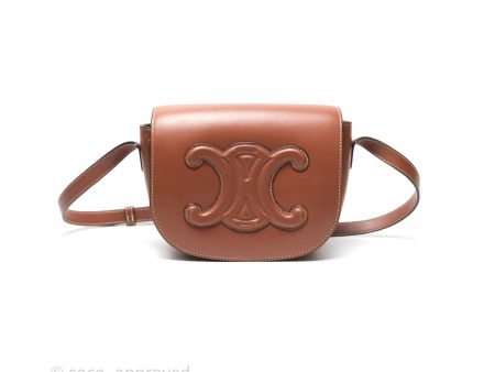 Celine Folco Cuir Triomphe in Smooth Calfskin Tan For Cheap