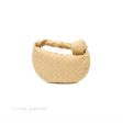 Bottega Veneta Mini Jodie Clutch Bag Intrecciato Porridge Lambskin Gold Hardware Hot on Sale