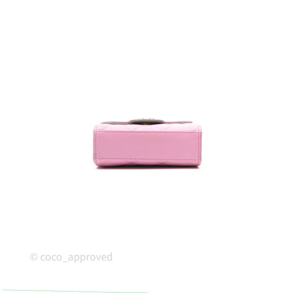 Chanel Mini Handle Clutch With Chain Pink  Mint Lambskin Gold Hardware 23P Online