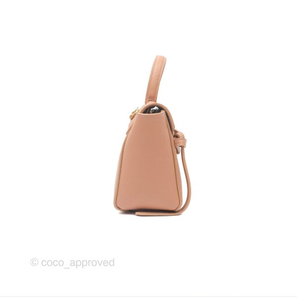 Celine Pico Belt Bag Desert Rose Grained Calfskin Gold Hardware Online Sale