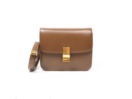 Celine Teen Classic Box Flap Caramel Box Calfskin Cheap