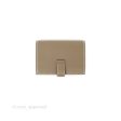 Hermes Bearn Card Holder Etoupe Epsom Palladium Hardware For Cheap