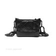 Chanel Small Gabrielle Hobo Quilted So Black Aged Calfskin Fashion