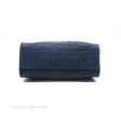 Chanel Medium Deauville Navy Canvas Gold Hardware Sale