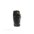 Chanel 22 Mini Bag Black Crumpled Calfskin Aged Gold Hardware Hot on Sale