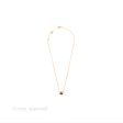 Bvlgari Zero1 Mini Necklace Black Ceramic 18K Pink Gold on Sale